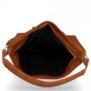 Bőr táska shopper bag Roberto Ricci vörös 19141