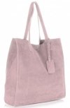 Bőr táska shopper bag Vittoria Gotti púderrózsaszín V205454