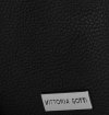 Bőr táska univerzális Vittoria Gotti fekete V5701