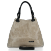 Bőr táska shopper bag Vittoria Gotti bézs V692754be2