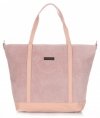Bőr táska shopper bag Vittoria Gotti rózsaszín V2939