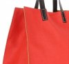 Bőr táska univerzális Genuine Leather málna 691756