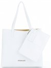 Bőr táska shopper bag Vittoria Gotti fehér V694150