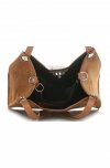 Bőr táska shopper bag Vera Pelle vörös 10477