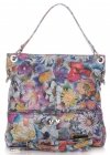 Bőr táska shopper bag Vittoria Gotti tengerkék V5483