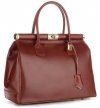 Bőr táska kuffer Genuine Leather barna 816(2
