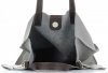 Bőr táska univerzális Genuine Leather szürke 691756