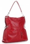 Bőr táska shopper bag Vera Pelle piros 25