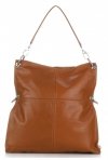 Bőr táska shopper bag Vera Pelle vörös 25