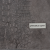 Bőr táska shopper bag Vittoria Gotti szürke V2380