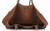 Bőr táska shopper bag Vittoria Gotti vörös V205454
