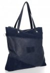 Bőr táska shopper bag Roberto Ricci tengerkék 18128