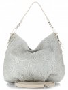Bőr táska shopper bag Vittoria Gotti bézs V80013