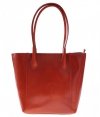 Bőr táska univerzális Genuine Leather vörös 9A
