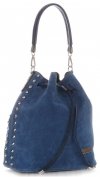 Bőr táska shopper bag Vittoria Gotti jeans V3020