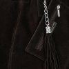 Bőr táska shopper bag Genuine Leather csokoládé 801