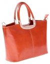Bőr táska kuffer Genuine Leather vörös 430