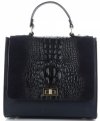 Bőr táska kuffer Genuine Leather tengerkék 295