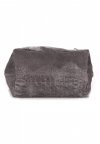 Bőr táska shopper bag Vittoria Gotti szürke V877