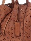 Bőr táska shopper bag Vittoria Gotti vörös VL299