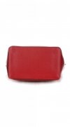 Bőr táska shopper bag Genuine Leather bordó K26