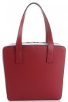 Bőr táska kuffer Vittoria Gotti piros V6556