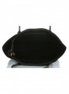 Bőr táska shopper bag Genuine Leather fekete 358