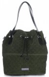 Női Táská shopper bag Vittoria Gotti palackzöld V1005