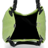 Bőr táska shopper bag Vittoria Gotti világoszöld V692754jziel2