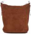 Bőr táska levéltáska Genuine Leather barna 85A