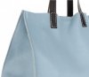 Bőr táska univerzális Genuine Leather égszínkék 691756