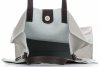 Bőr táska univerzális Genuine Leather világosszürke 691756