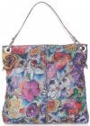 Bőr táska shopper bag Vittoria Gotti tengerkék V5483