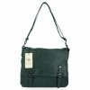 Torebka Vintage Listonoszka Bee Bag Butelkowa Zieleń 1502L36