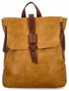 Plecak Damski Vintage XL firmy Herisson 1652H2023-11 Musztardowy