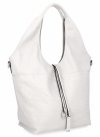Torebka Damska Shopper Bag firmy Hernan HB0325 Biała