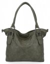Torebka Damska Shopper Bag XL firmy Hernan HB0397 Zielona