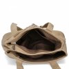 Torebka Damska Na Ramię Shopper Bag firmy Hernan 8006 Ciemno Beżowa