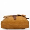 Plecak Damski Vintage XL firmy Herisson 14B328 Musztardowy