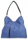 Uniwersalna Torebka damska Shopper Bag XL firmy Hernan HB0170 Niebieska