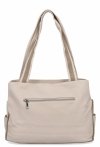 Torebka Damska Shopper Bag 2 Komory firmy Hernan 3892-1 Beżowa