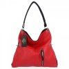 Uniwersalna Torebka damska Shopper Bag XL firmy Hernan HB0170 Czerwona/Czarna