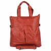 Torebka Damska Shopper Bag XL firmy Hernan HB0362 Ceglasta