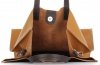 Praktyczne Torebki Skórzane 2 w 1 Shopper z Listonoszką firmy Genuine Leather Ruda