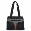 Torebka Damska Shopper Bag firmy Hernan 8006-1 Czarna/Szara