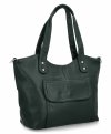Stylowa Torebka Damska Shopper Bag firmy Herisson 17B374 Butelkowa Zieleń