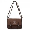 Torebka Listonoszka w Stylu Vintage firmy Bee Bag 1002S2024 Czekoladowa