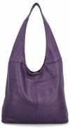 Uniwersalne Torebki Damskie Shopper Bag firmy Hernan HB0141 Ciemno Fioletowa