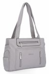 Torebka Damska Shopper Bag firmy Hernan 3892 Jasno Szara