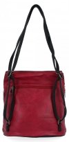 Torebka Plecak Vintage firmy Hernan HB0212 Bordowa/Czarna
